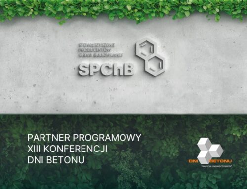 Stowarzyszenie Producentów Chemii Budowlanej partnerem XIII Konferencji Dni Betonu
